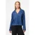PIECES denim top dark blue denim