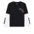 Malelions Junior College Double Layered Longsleeve T-Shirt | Black