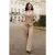 Topvintage exclusive ~ Dakota Pinstripe pantalon in latte