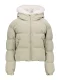 GARCIA Winterjas  pastelgroen / wit