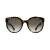 Gucci Zonnebril GG0035S 004 Havana Glitter Blauw En Roodbruin