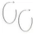 LOTT. gioielli Oorbellen Dames Cl Earring Creole Oval, Materiaal: Nvt, Kleur: Zilverkleurig