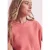 Street One Dames Mouwloze chenille trui in Pink