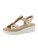 TOM TAILOR Sandaal  beige / nude / bruin / zilver
