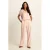 Expresso wide leg high waist broek lichtroze