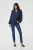 Blouse met lange mouwen Regular fit Midnight Marine