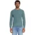 No Excess Pullover crewneck slub shadow blue