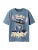 NAME IT Shirt ‘NKMNILA STITCH’  duifblauw / oranje / rosa / wit