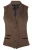 Dames Tweed jaren 1920 visgraat lichtbruin vest