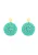 IZIA Oorbellen  turquoise