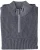 Fellows United Fellows United Half Zip Pullover Plated Tuck Knit Mid Blue  XL