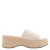 MANGO TEEN plateausandalen beige