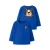 NAME IT MINI longsleeve met backprint – blauw