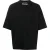 Palm Angels klassiek oversized zwart T-shirt met logo