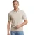 katoenen Thomas Maine trui polo v-hals beige