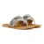 Tower Footwear Wide Vamp Toepost Dames Zilveren Sandalen