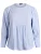 Zizzi Blouse ‘Mfia’  lichtblauw / wit