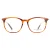 Ted Baker Round Mens Cognac Horn TB8219 Archer Glazen frames