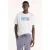 New Balance regular fit T-shirt met logo – wit