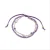 Luxenter armband, metaallegering en amethist zirkonia 18K vergulde afwerking
