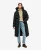 Superdry Vrouwen Lange Gewatteerde City Chevron jas Zwart