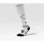 Stox sports knee high socks men compressiekous heren wit-zwart