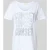 milano italy T-shirt met strass-steentjes