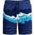 Speedo Heren Stripe Flex Board Shorts (Marine)