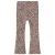 NAME IT MINI flared broek met panterprint – oudroze