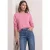 Shirt met lange mouwen en elastische zoom