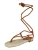 Warehouse Teenslipper  camel