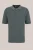 WE Fashion – Heren regular fit polo met quarter-zip en structuur – Regular fit – Donkergroen – Katoen –