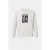 Penn & Ink Willow 05m-90 penn and ink sweater print ecru mel. black