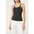 FILA Maiano Slim Logo Rib Tank Top Black
