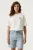 Yezz t-shirt gebroken wit