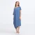 Minimalistische asymmetrische off-the-shoulder losse jurk