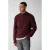Shoeby katoenen relaxed fit gebreide trui – donkerrood