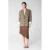 Shoeby Studio midi rok bruin