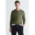 Mango Man slim fit gebreide trui – kaki