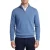 Fynch Hatton Troyer-zip blauw katoen gebreid