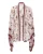 Cream Kimono ‘CRKamoil’  donkerrood / wit