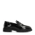 Manfield lakleren loafers zwart