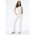 Garcia denim regular waist flared broek wit