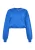 IZIA Sweatshirt Dames kobalt blauw