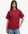Essential T-shirt met Logo en Losse Pasvorm Red