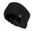 Dames fleece gevoerde thermo oorwarmer hoofdband – Zwart