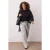 Trendyol Curve Dames Zwart Effen Lang Oversized Grote maten Sweatshirts