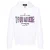 Dsquared2 Cool Fit Faded College League-logo witte hoodie