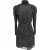 Ba&sh Acia minijurk in zwarte viscose