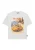 Prohibited Shirt  ecru / saffier / honing / donkeroranje